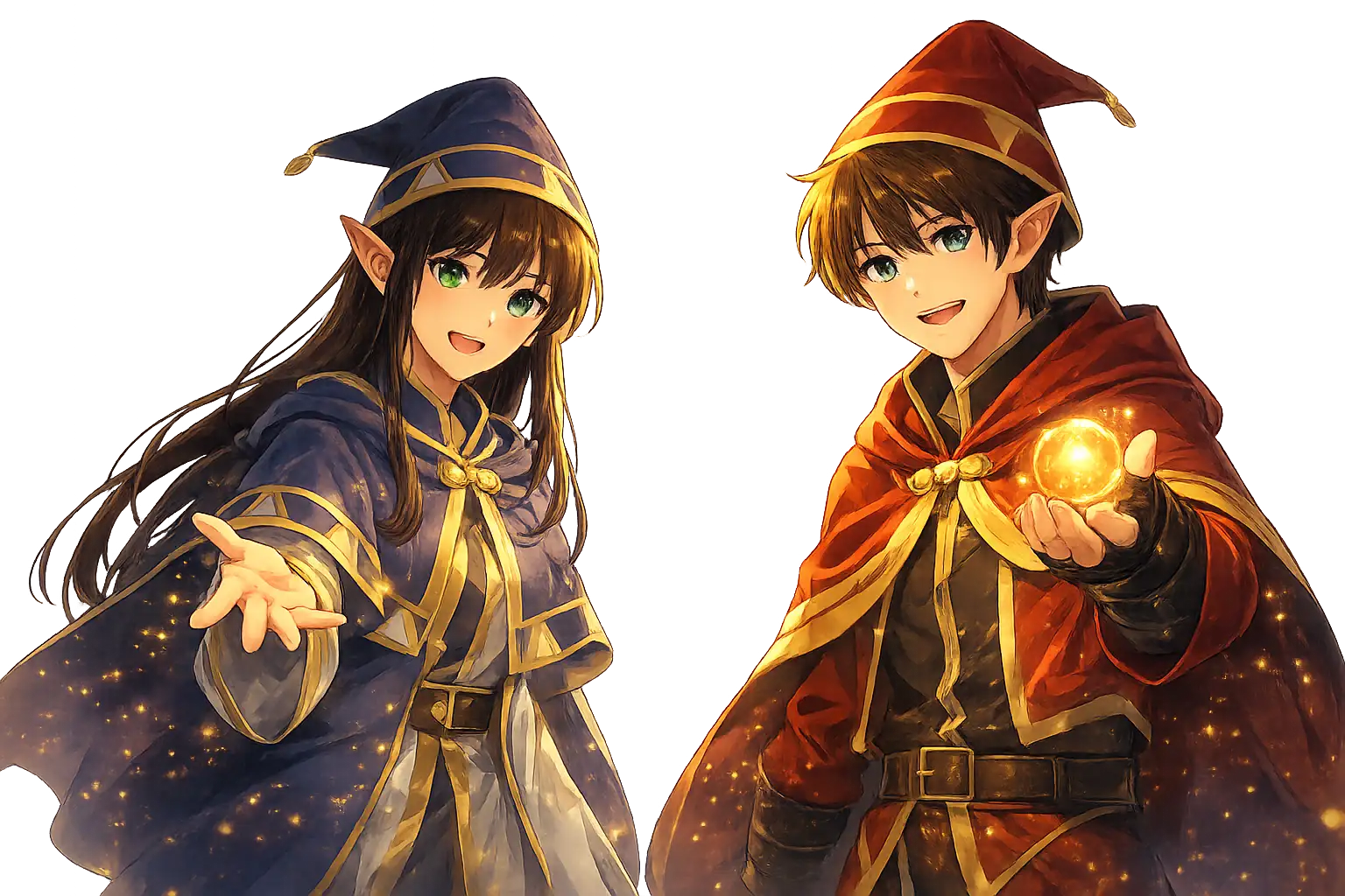 Hikari y Kage — guardianes de Gift Hunts